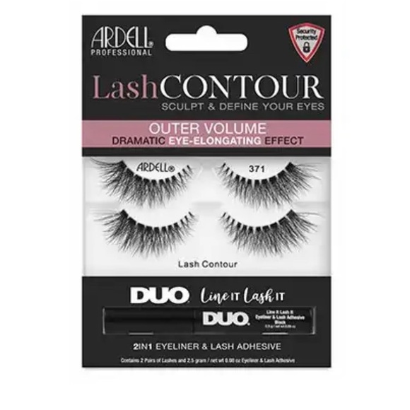 ARDELL LASH CONTOUR 371 EYE-ELONGATING, 2 PACKS - Picture 2 of 5